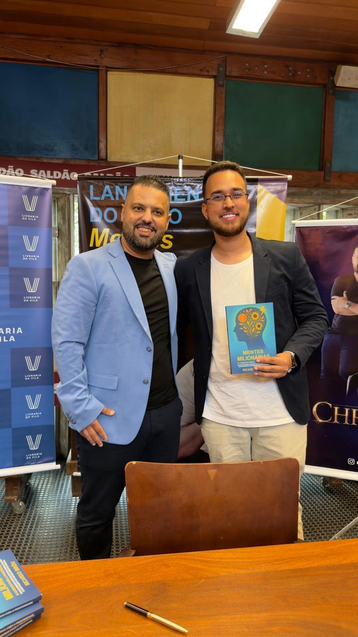 Lançamento do livro Mentes Milionárias como revisor geral